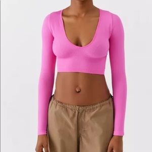 Urban outfitters out from under long sleeve seamless top